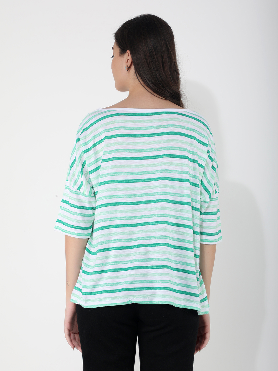 Numero Uno Women Striped White Top